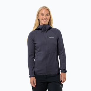 Jack Wolfskin női gyapjú kabát Kolbenberg Hooded Fz grafit