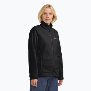 Jack Wolfskin női gyapjú kabát Moonrise Full Zip fekete