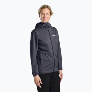 Jack Wolfskin női softshell dzseki Feldberg Hoody grafit