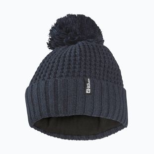 Női téli sapka Jack Wolfskin Medley Knit Beanie sötét tengerészkék