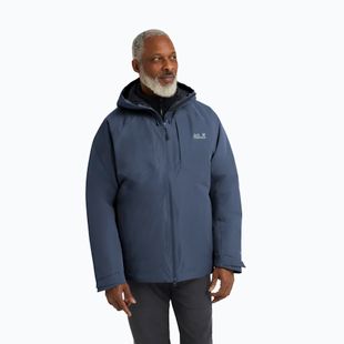 Férfi pehelydzseki Jack Wolfskin Icecape 2L Down Ins Rds midnight sky