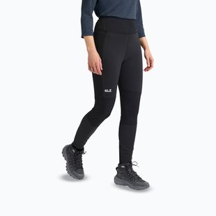 Női túra leggings Jack Wolfskin Hike With Me fekete