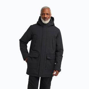 Férfi esőkabát Jack Wolfskin Canyon Shield Parka fekete