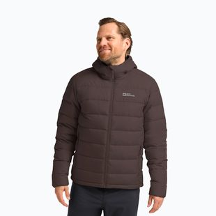 Férfi pehelykabát Jack Wolfskin Ather Down Hoody peat