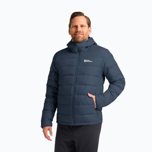 Férfi pehelykabát Jack Wolfskin Ather Down Hoody midnight sky/dark navy