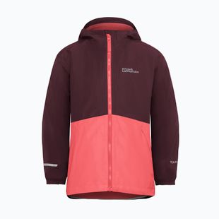 Gyerek 3 az 1-ben dzseki Jack Wolfskin Iceland 3IN1 sunset coral