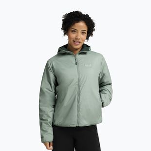 Női bélelt kabát Jack Wolfskin Trail Light Ins 2IN1 green zinnia