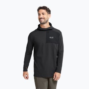 Férfi trekking pulóver  Jack Wolfskin Sucol Hoody black