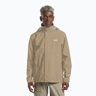 Férfi esőkabát Jack Wolfskin Trailtime 2L hazel wood