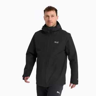 Férfi 3 az 1-ben kabát Jack Wolfskin Stonetrail 3In1 black