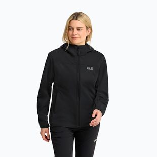 Női softshell dzseki Jack Wolfskin Windhain 2 Hoody black