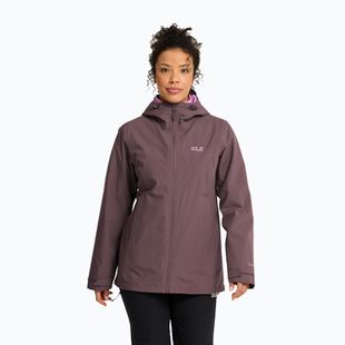 Női 3 az 1-ben kabát Jack Wolfskin Moonrise 2 3IN1 sheer plum