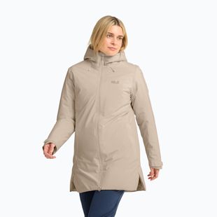 Női esőkabát Jack Wolfskin Heidelstein 2 Ins oyster
