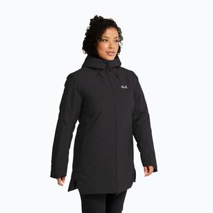 Női esőkabát Jack Wolfskin Heidelstein 2 Ins black