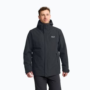 Férfi 3 az 1-ben kabát Jack Wolfskin Stonelite 3In1 phantom