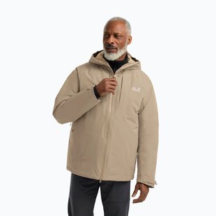Férfi pehelykabát Jack Wolfskin Icecape 2 l Down Ins Rds hazel wood