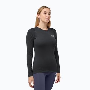 Női Termoaktiv pulóver Jack Wolfskin Infinite Warm LS black