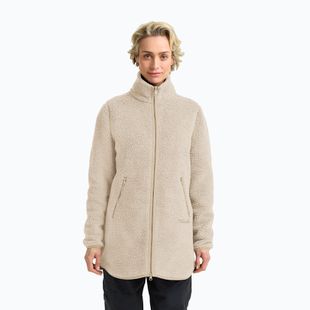 Női polár pulóver Jack Wolfskin High Curl Coat oyster