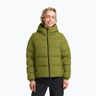 Női pehelykabát Jack Wolfskin Frozen Palace khaki green