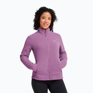 Női polár pulóver Jack Wolfskin Taunus 100 Full Zip vivid orchid