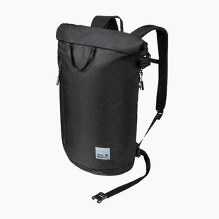 Jack Wolfskin Helsinki Rolltop 18 l ultra fekete nappali hátizsák