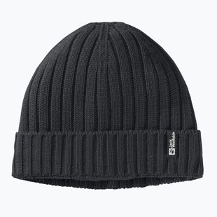 Jack Wolfskin Rib Knit téli sapka fekete
