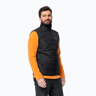 Jack Wolfskin férfi túrázó ujjatlan Lapawa Ins fekete