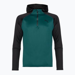 PUMA Train Off Season PWR Fleece Hoodie zöld gyermek túradzseki 52214024