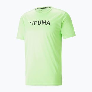 Férfi edzőpóló PUMA Fit Logo Cf Graphic zöld 523098 34