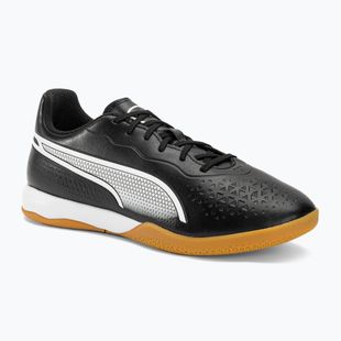PUMA King Match IT férfi futballcipő puma fekete/puma fehér