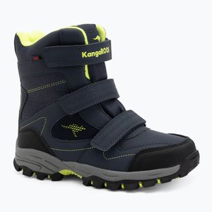 KangaROOS K-Robi KTX gyermek hócsizma sötétnavy/lime