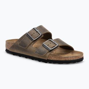 BIRKENSTOCK Arizona LEOI Narrow fakó fakó khaki flip-flopok