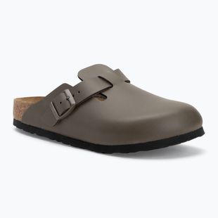 BIRKENSTOCK flip-flop Boston NL Narrow sima bőr beton szürke