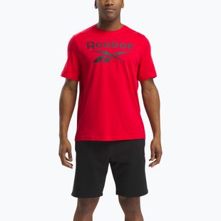 Férfi Reebok póló Reebok Identity Big Logo Tee vektor piros
