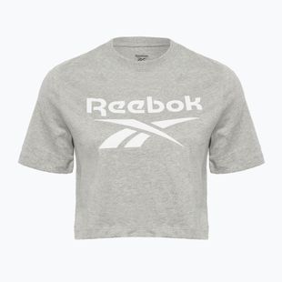 Női Reebok Identity Big Logo Crop Tee középszürke szürke sáska