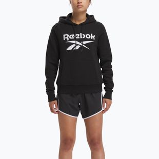 Női Reebok Identity Big Logo Fleece pulóver fekete