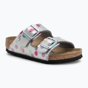 BIRKENSTOCK gyerek flip-flop Arizona BF Narrow elektromos metál pöttyös ezüst