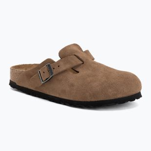 Papucsok BIRKENSTOCK Boston Suede Leather dark tea