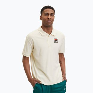 Férfi galléros póló FILA Liverpool Towelling antique white