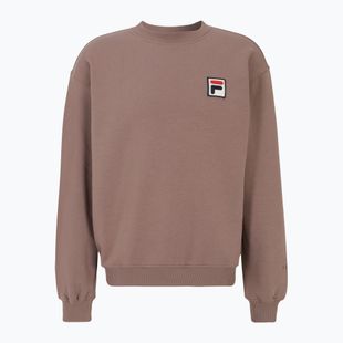 FILA Broby Crew Neck pulóver mély szürkésbarna színben