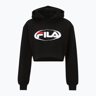 Női pulóver FILA Lapalisse Cropped Hoody black