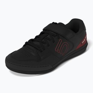 Férfi MTB kerékpáros cipő adidas FIVE TEN Hellcat mag fekete/piros/felhő fehér