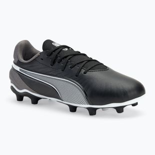PUMA King Match FG/AG Jr gyermek focicipő puma fekete/puma fehér/hűvös sötétszürke