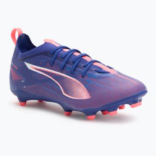PUMA Ultra 5 Pro FG/AG Jr gyermek labdarúgócipő lapis lazuli/puma fehér/naplemente fénye