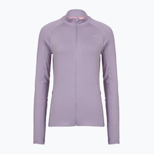 Női futópulóver PUMA Run For Her Ribbed Full Zip pale plum női futópulóver