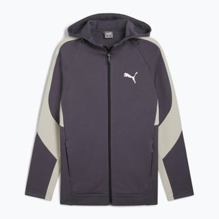 Férfi pulóver PUMA Evostripe Hoodie FZ DK galaktikus gr