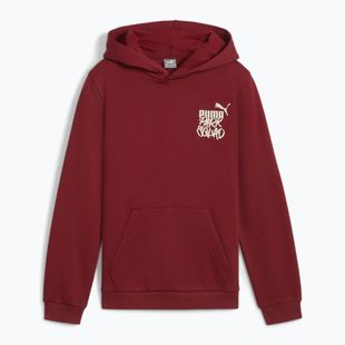 Gyermek pulóver PUMA ESS+MIS 90s Hoodie FL intenzív piros