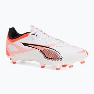 PUMA Ultra 5 Play FG/AG futballcipő puma fehér/puma fekete/izzó piros