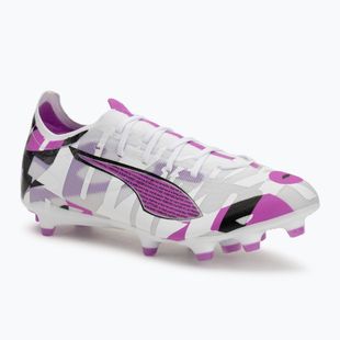 Férfi futballcipő PUMA Ultra 5 Match Forever FG/AG puma fehér/tiszta magenta/tollszürke/puma fekete