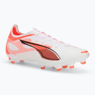 Férfi futballcipő PUMA Ultra 5 Pro FG/AG puma fehér/puma fekete/izzó piros